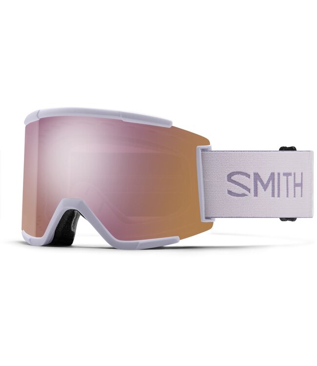 SMITH SQUAD XL GOGGLE LUNAR FOG W/ CHROMAPOP EVERDAY ROSE GOLD MIRROR + CHROMAPOP STORM ROSE FLASH 2026