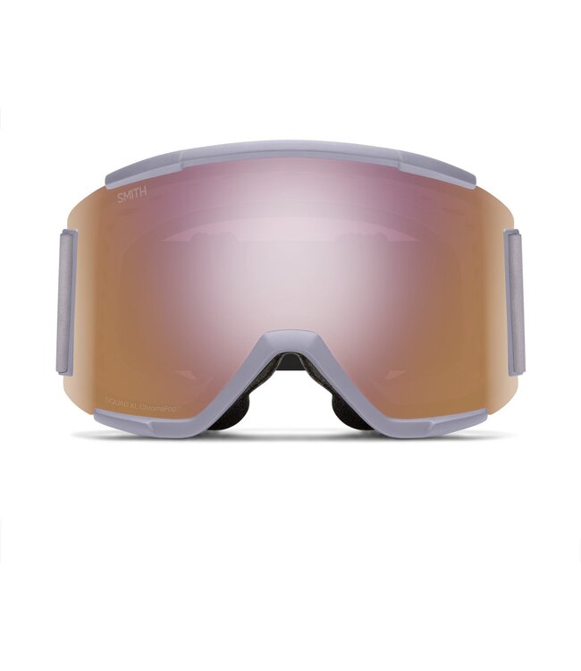 SMITH SQUAD XL GOGGLE LUNAR FOG W/ CHROMAPOP EVERDAY ROSE GOLD MIRROR + CHROMAPOP STORM ROSE FLASH 2026
