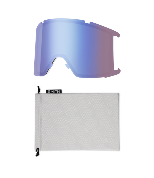 SMITH SQUAD XL GOGGLE WHITE FADE OUT W/ CHROMAPOP SUN BLACK + CHROMAPOP STORM BLUE SENSOR MIRROR 2026