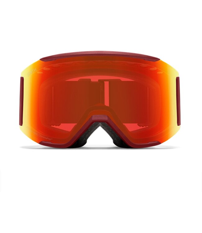 SMITH SQUAD MAG GOGGLE IRONWOOD W/ CHROMAPOP EVERYDAY RED MIRROR + CHROMAPOP STORM YELLOW FLASH 2026