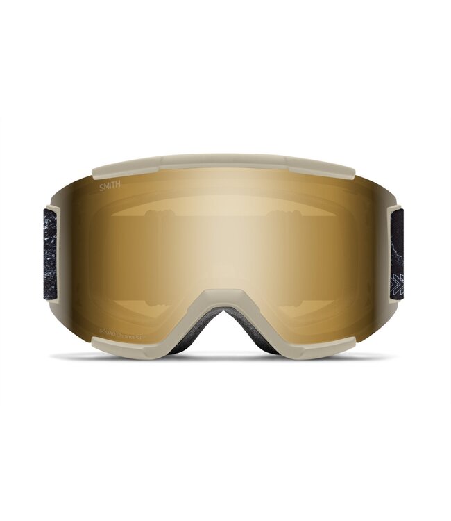 SMITH SQUAD GOGGLE CHALK SPACE INVADER W/ CHROMAPOP SUN BLACK GOLD MIRROR + CLEAR 2026