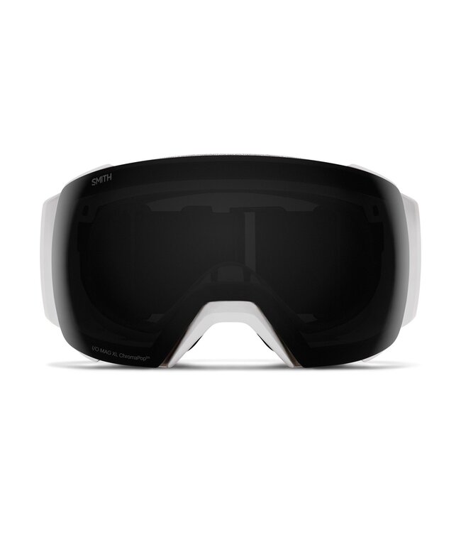 SMITH I/O MAG XL GOGGLE WHITE FADE OUT W/ CHROMAPOP SUN BLACK + CHROMAPOP STORM BLUE SENSOR MIRROR 2026