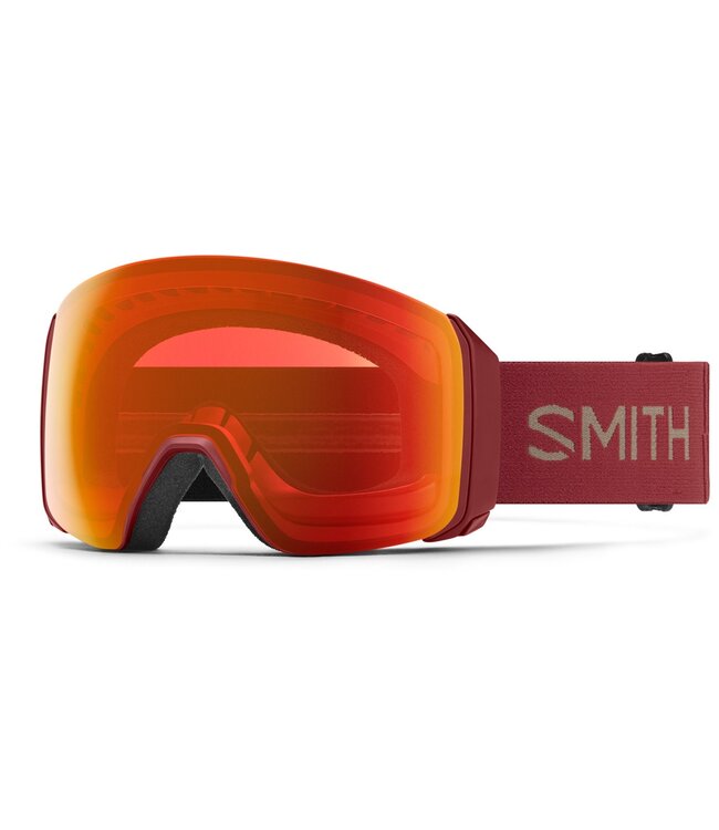 SMITH 4D MAG XL GOGGLE IRONWOOD W/ CROMAPOP EVERYDAY RED MIRROR + CROMAPOP STORM YELLOW FLASH 2026