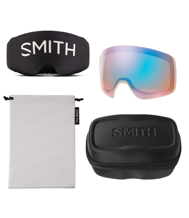 SMITH 4D MAG XL GOGGLE CHALK W/ CHROMAPOP SUN BLACK GOLD MIRROR + CHROMAPOP STORM BLUE SENSOR MIRROR 2026