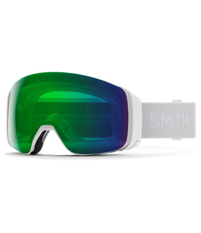 SMITH 4D MAG GOGGLE WHITE VAPOR W/ CHROMAPOP EVERYDAY GREEN MIRROR + CHROMAPOP STORM ROSE FLASH 2026