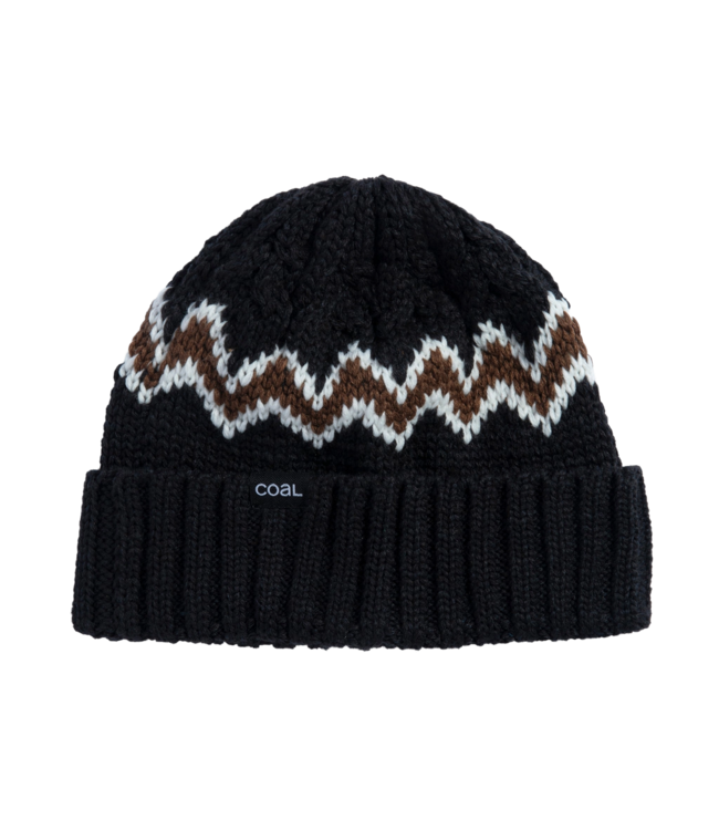 COAL MEADOWS BEANIE BLACK / BROWN 2026