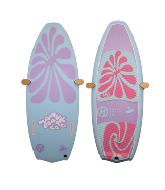 KANUK KANUK LILY PRO WAKE SURF BOARD - TEAL BLOOM