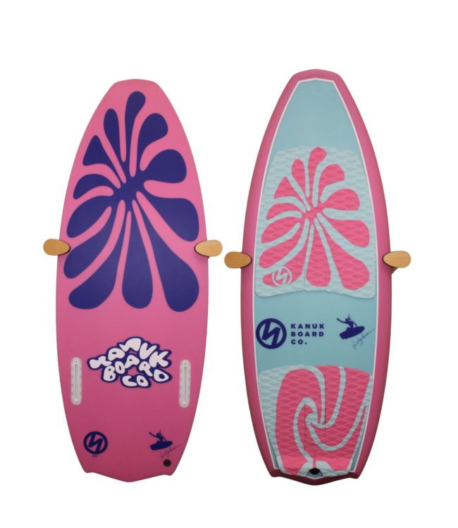 KANUK LILY PRO WAKE SURF BOARD - PINK BLOOM 2025