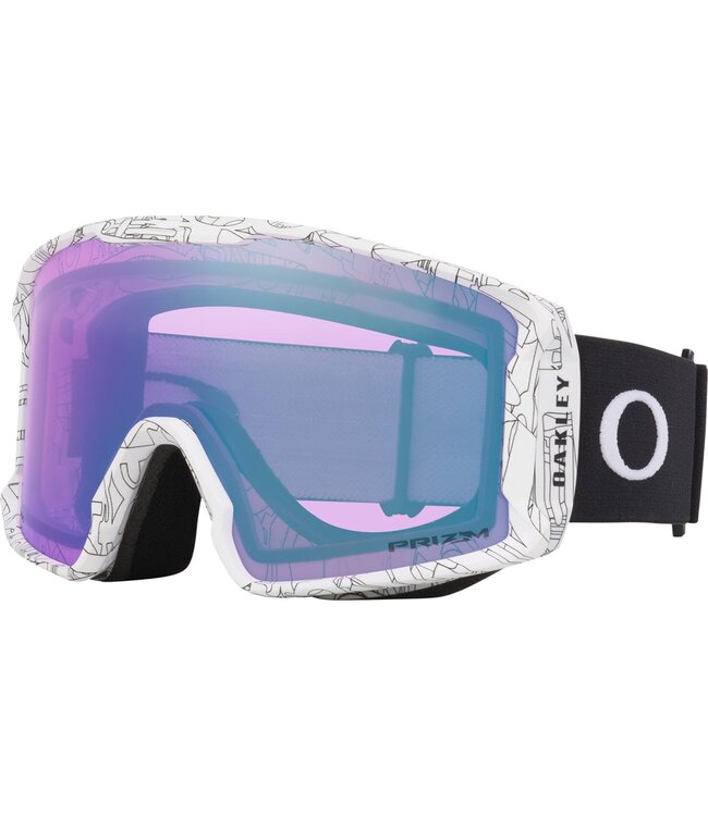 OAKLEY LINE MINER L GOGGLE MATTE WHITE GHOST TEXT W/ PRIZM ICED 2026