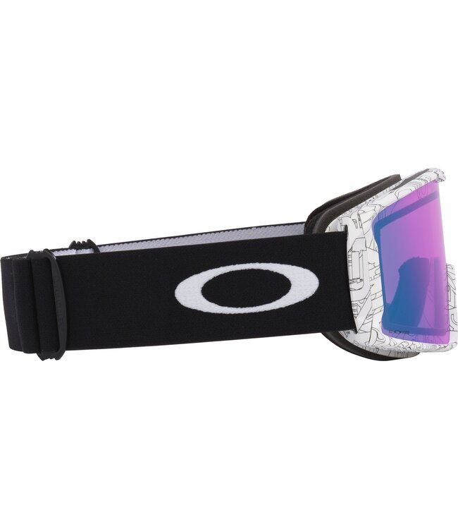 OAKLEY LINE MINER L GOGGLE MATTE WHITE GHOST TEXT W/ PRIZM ICED 2026