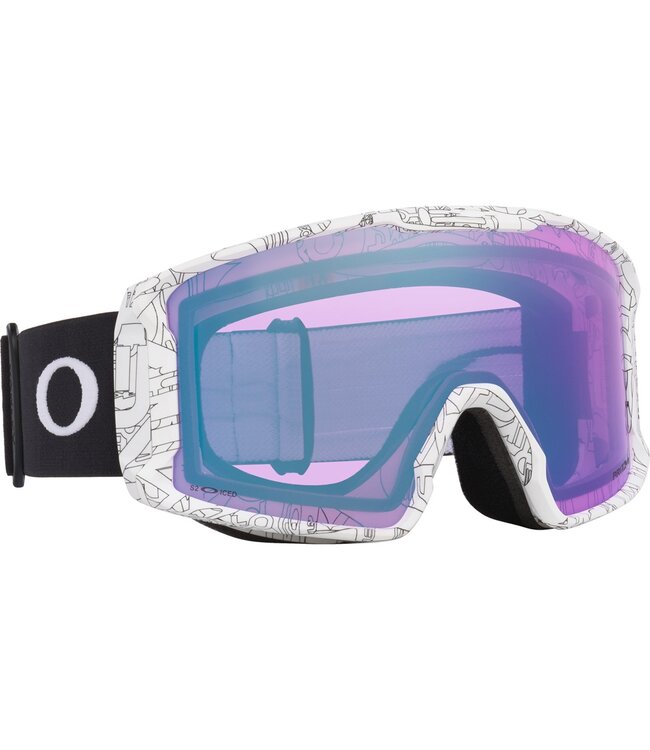 OAKLEY LINE MINER L GOGGLE MATTE WHITE GHOST TEXT W/ PRIZM ICED 2026
