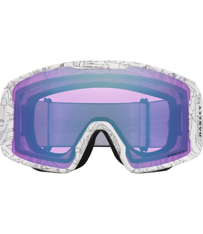 OAKLEY LINE MINER L GOGGLE MATTE WHITE GHOST TEXT W/ PRIZM ICED 2026