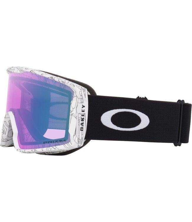 OAKLEY LINE MINER L GOGGLE MATTE WHITE GHOST TEXT W/ PRIZM ICED 2026