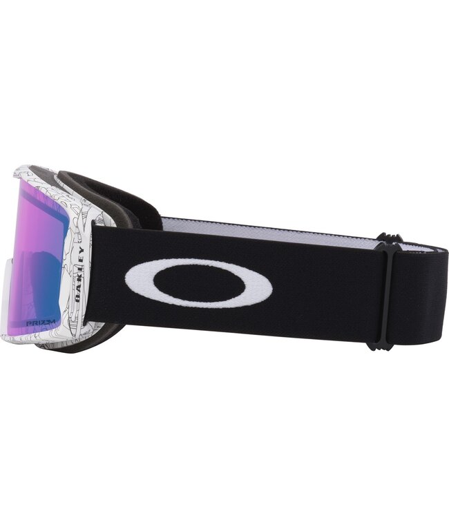 OAKLEY LINE MINER L GOGGLE MATTE WHITE GHOST TEXT W/ PRIZM ICED 2026