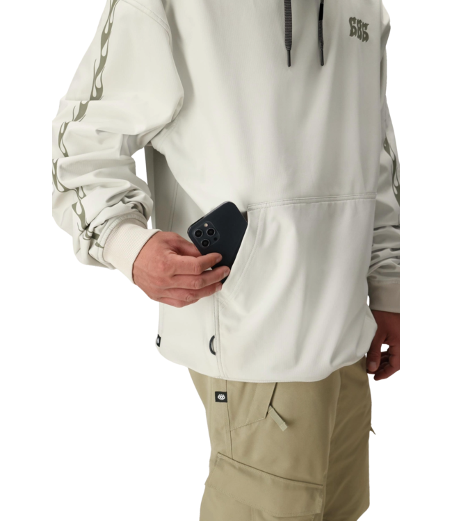 686 WATERPROOF TEAM HOODY LIMESTONE 2026