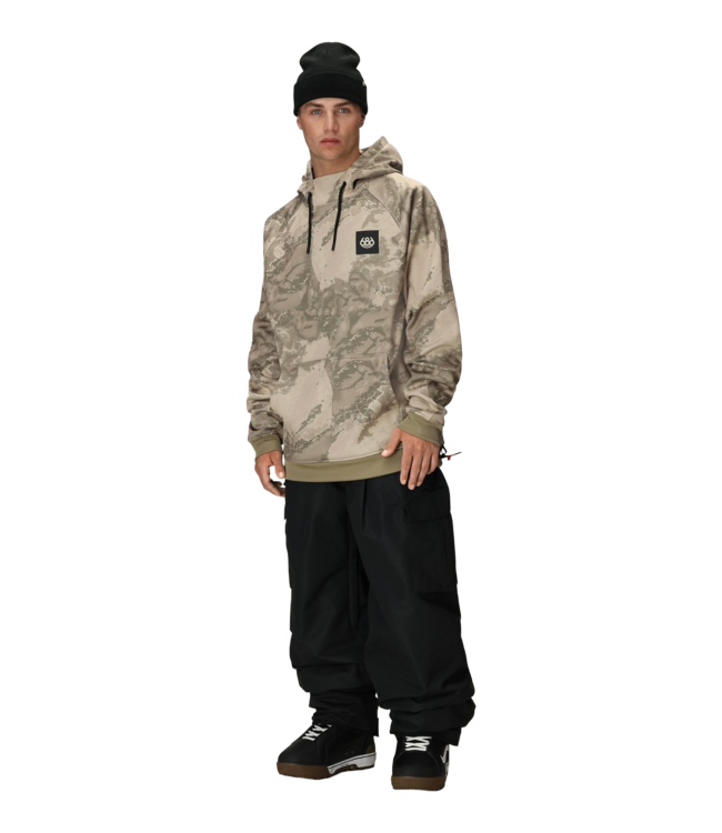 686 BONDED FLEECE HOODY LIMESTONE HEMISPHERE PRINT 2026