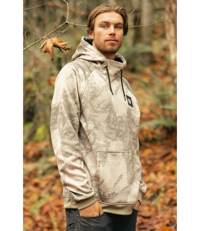 686 BONDED FLEECE HOODY LIMESTONE HEMISPHERE PRINT 2026