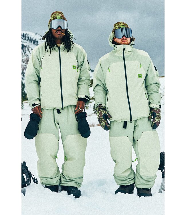 686 x HUF DOUBLE H PANT GREEN CLEARBLOCK 2026