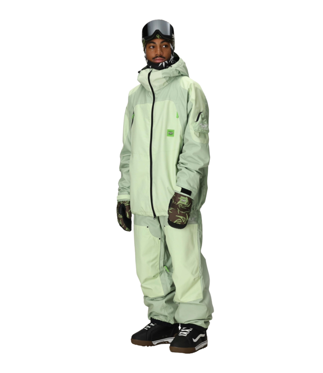 686 x HUF DOUBLE H PANT GREEN CLEARBLOCK 2026