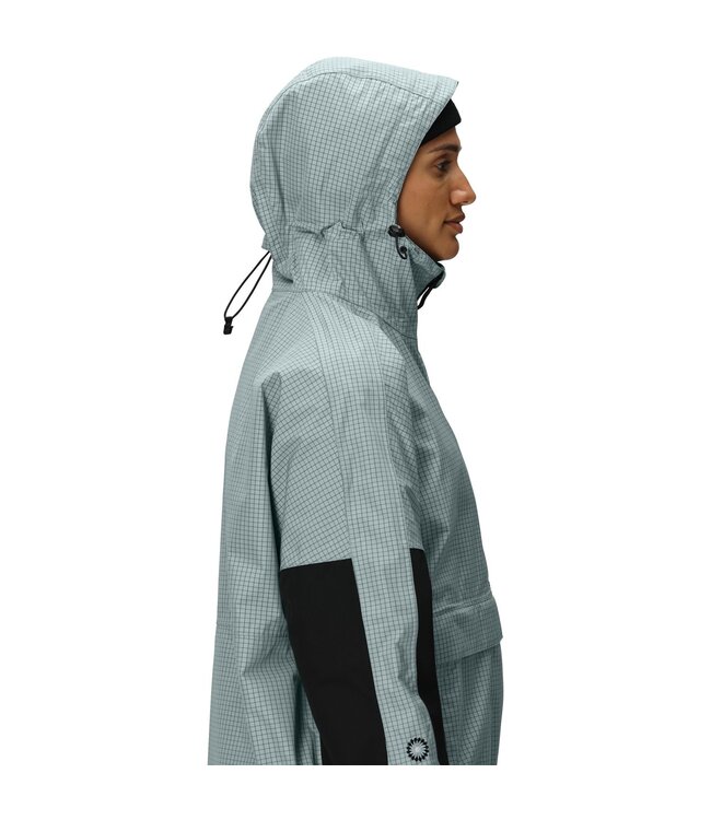 686 WOMENS OUTLINE SHELL ANORAK DUSTY MARINE GRID 2026