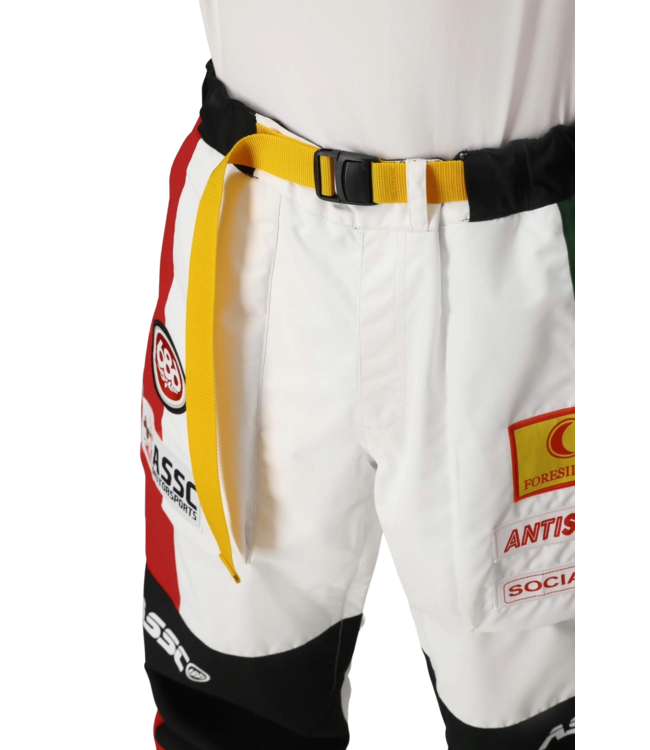 2026 686 MENS ASSC F1 SHELL SNOW PANTS WHITE COLORBLOCK