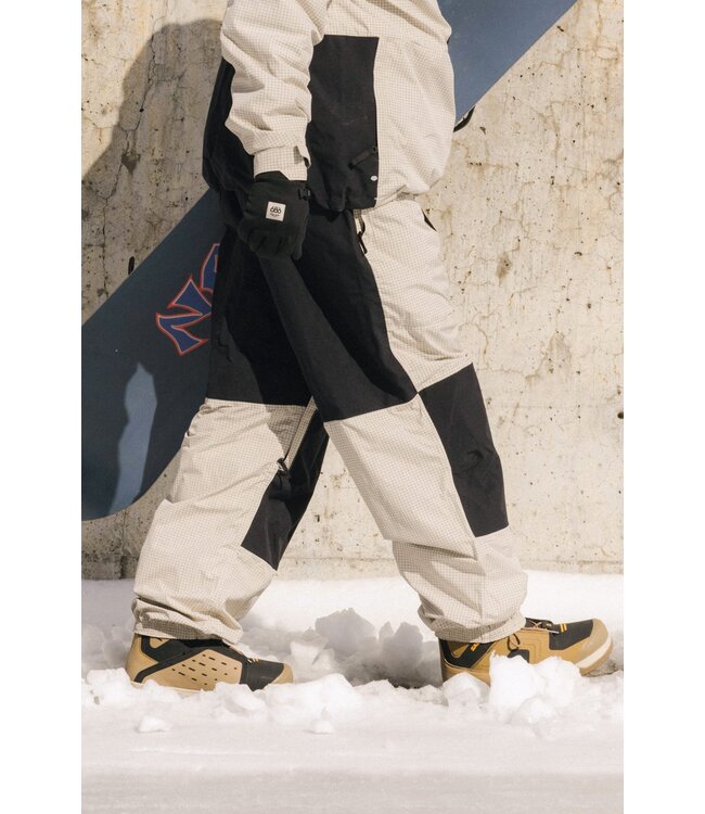 686 MENS 2.5L GHOST SNOW PANT LIMESTONE GRID 2026