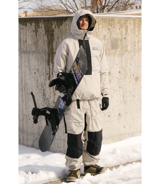 686 MENS 2.5L GHOST SNOW PANT LIMESTONE GRID 2026