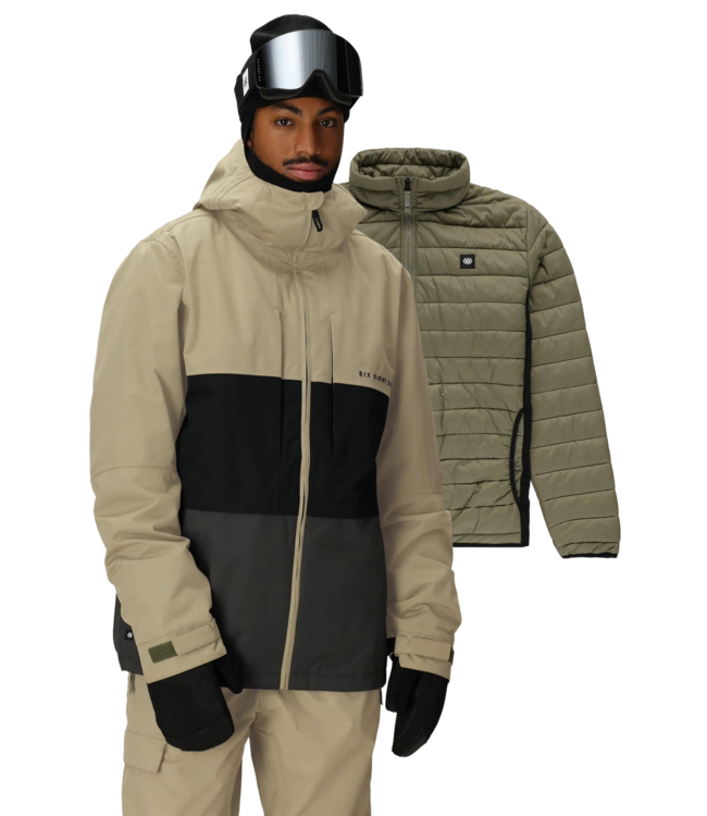 686 SMARTY 3-IN-1 FORM JACKET SAGE COLORBLOCK 2026