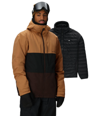686 686 SMARTY 3-IN-1 FORM JACKET CARAMEL COLORBLOCK 2026