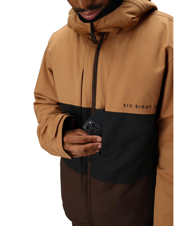 686 SMARTY 3-IN-1 FORM JACKET CARAMEL COLORBLOCK 2026