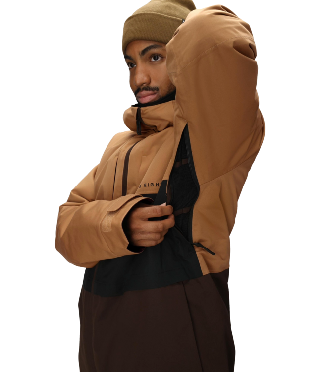 686 SMARTY 3-IN-1 FORM JACKET CARAMEL COLORBLOCK 2026