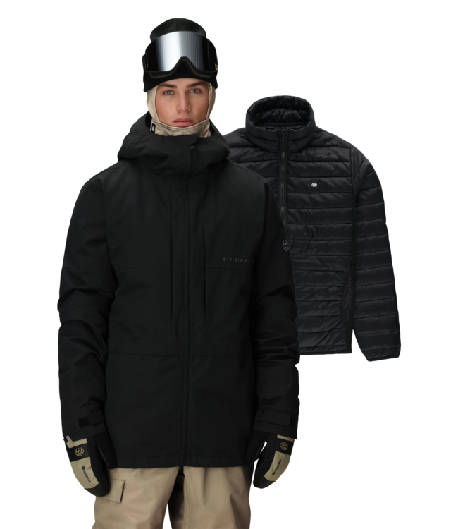 686 SMARTY 3-IN-1 FORM JACKET BLACK 2026