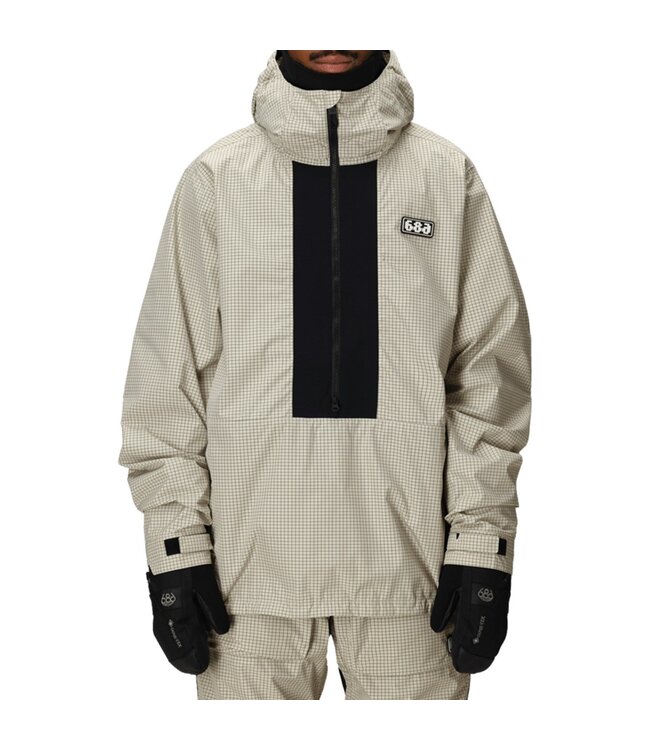 686 MENS GHOST 2.5L ANORAK JACKET LIMESTONE RIPSTOP 2026