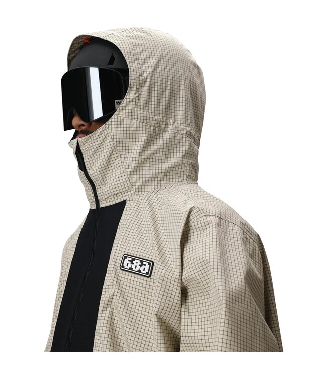 686 MENS GHOST 2.5L ANORAK JACKET LIMESTONE RIPSTOP 2026