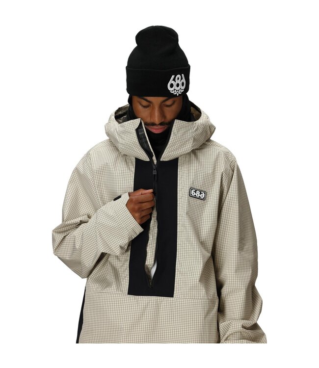 686 MENS GHOST 2.5L ANORAK JACKET LIMESTONE RIPSTOP 2026