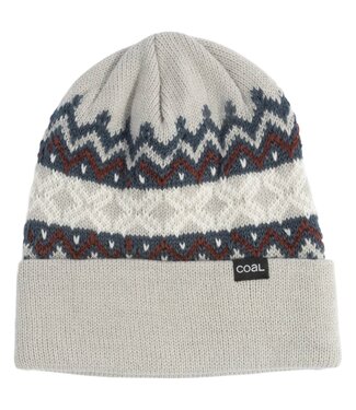 COAL COAL WINTERS MID BEANIE GREY/BURGUNDY 2026