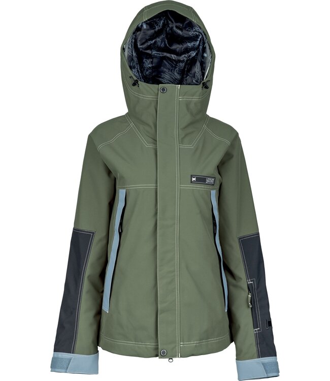 L1 WOMENS DAKOTA JACKET COMBAT/BLUESTONE/BLACK 2026