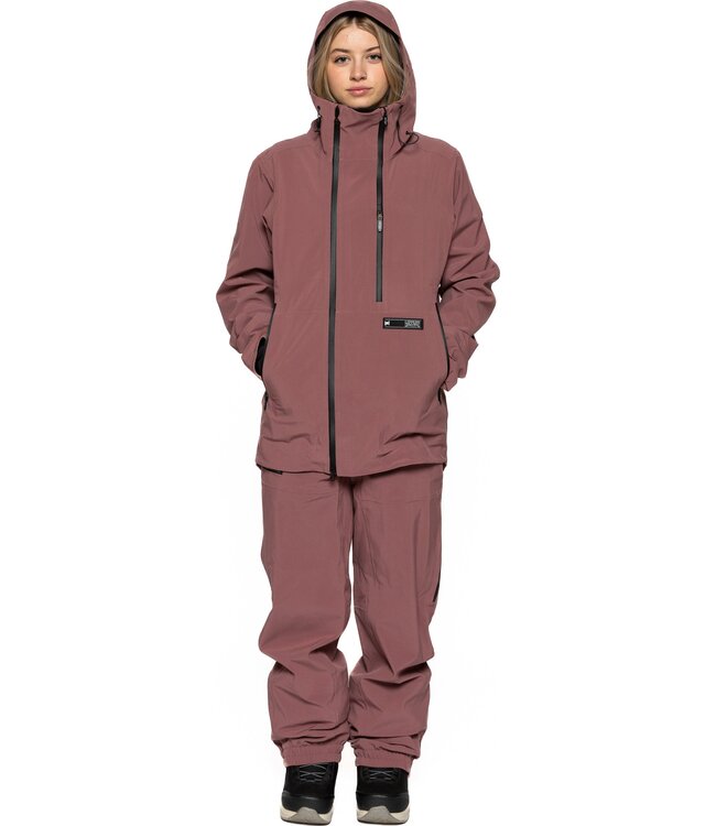 L1 WOMENS AXIAL JACKET BURNT ROSE 2026