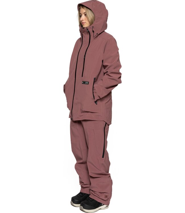 L1 WOMENS AXIAL JACKET BURNT ROSE 2026
