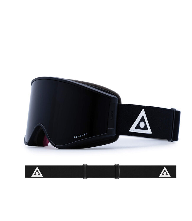 ASHBURY A12 GOGGLE BLACK TRIANGLE w/ DARK SMOKE LENS + YELLOW 2026