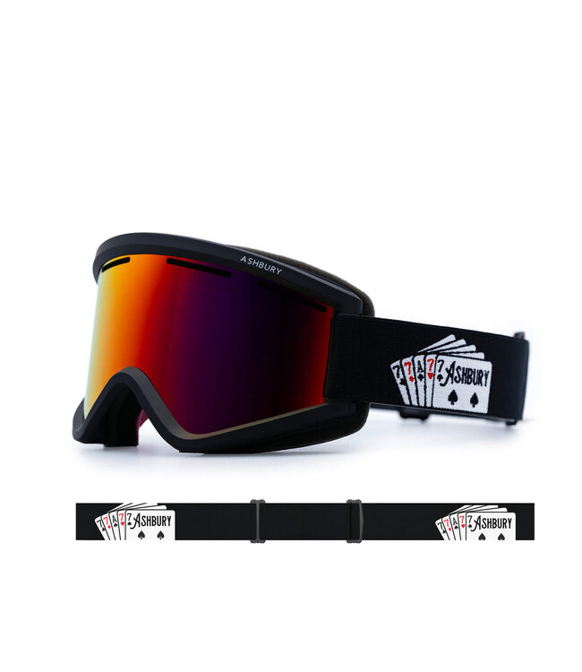 ASHBURY BLACKBIRD GOGGLE GAMBLER w/ RED MIRROR + YELLOW 2026