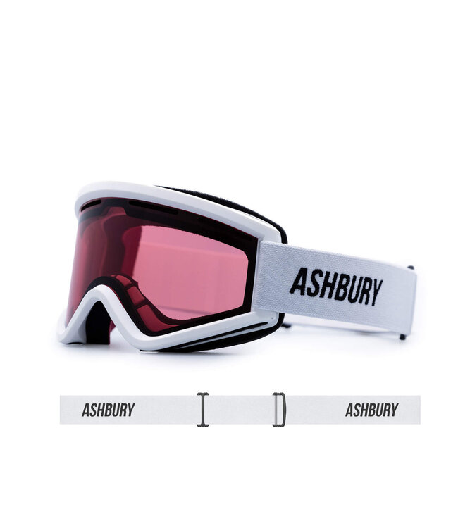 ASHBURY BLACKBIRD GOGGLE STAPLE WHITE w/ ROSE 2026