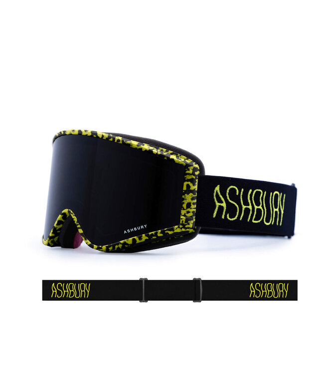 ASHBURY A12 GOGGLE  ACID w/ DARK SMOKE LENS + YELLOW 2026