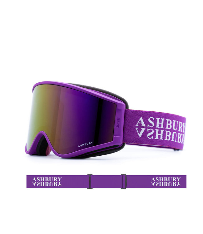 ASHBURY A12 GOGGLE REIGN w/ PURPLE MIRROR LENS + YELLOW 2026