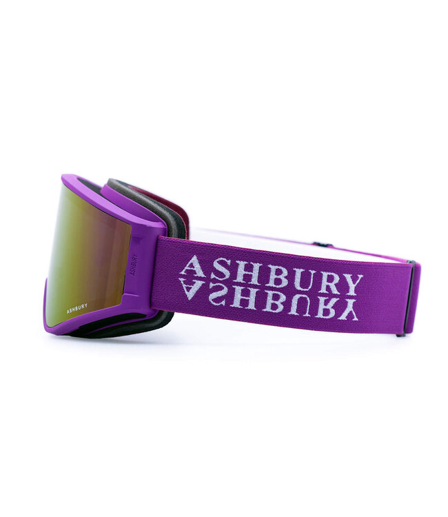 ASHBURY A12 GOGGLE REIGN w/ PURPLE MIRROR LENS + YELLOW 2026