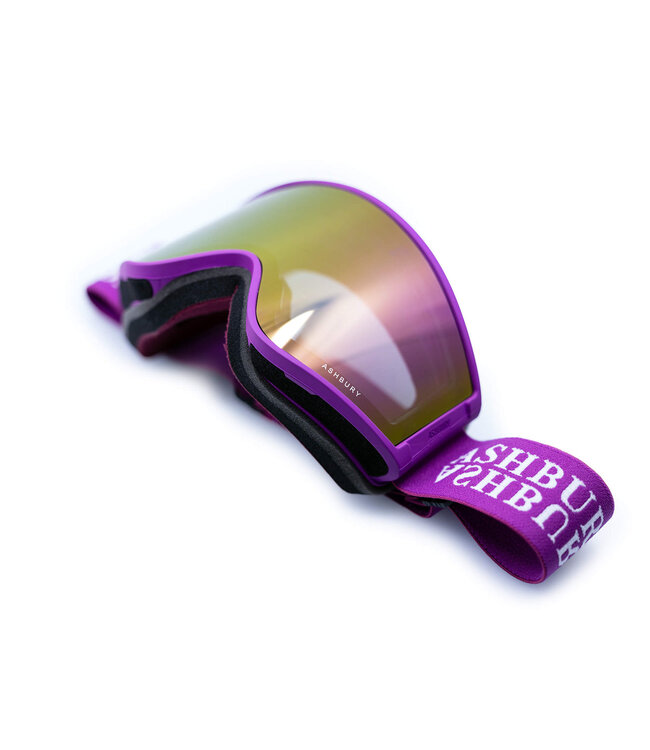 ASHBURY A12 GOGGLE REIGN w/ PURPLE MIRROR LENS + YELLOW 2026