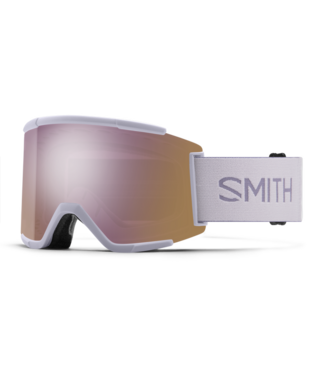 SMITH SMITH SQUAD XL LOWBRIDGE FIT GOGGLE LUNAR FOG W/ CHROMAPOP EVERYDAY ROSE GOLD MIRROR + CHROMAPOP STORM ROSE FLASH 2026