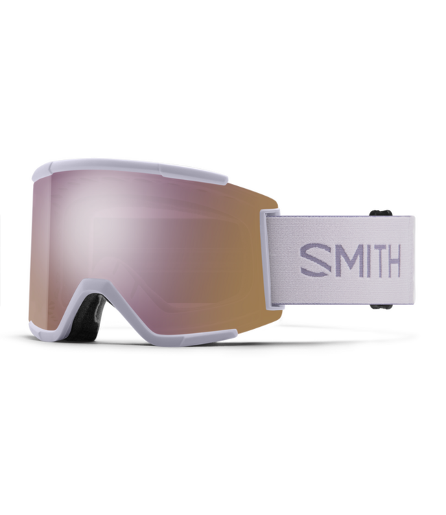 SMITH SQUAD XL LOWBRIDGE FIT GOGGLE LUNAR FOG W/ CHROMAPOP EVERYDAY ROSE GOLD MIRROR + CHROMAPOP STORM ROSE FLASH 2026