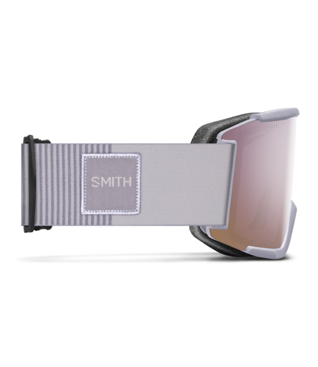 SMITH SQUAD XL LOWBRIDGE FIT GOGGLE LUNAR FOG W/ CHROMAPOP EVERYDAY ROSE GOLD MIRROR + CHROMAPOP STORM ROSE FLASH 2026