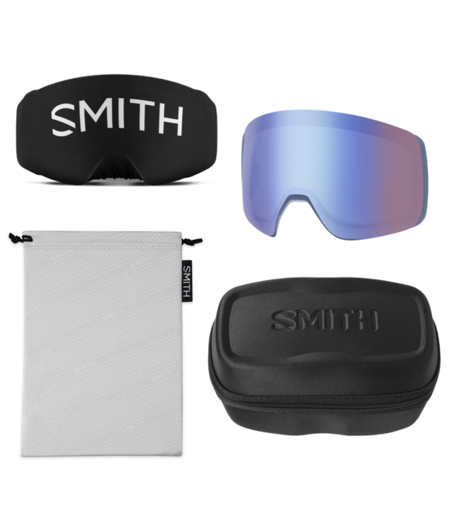 SMITH I/O MAG XL LOWBRIDGE FIT GOGGLE GRANITE BLUE w/ CHROMAPOP EVERYDAY BLUE MIRROR + CHROMAPOP STORM BLUE SENSOR MIRROR 2026